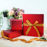 Christmas Wrapping Paper - 17 Inch X 33 Feet (46.7 Sq. Ft. Ttl.) - Matte Red Design Perfect For Xmas, Party, Holiday Gift Wrap
