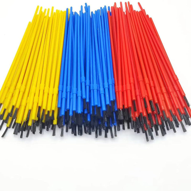 150Pcs Plastic Paint Brushes Set Acrylic Paint Brushes Watercolor Brushes Colo