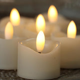 Flameless Led Votive Candles, Battery Operated Fake Led Lights Electric Flickering Candles For Wedding Party Halloween Christmas Party Theme Party, Holiday Decor Home Decorations, Set Of 12