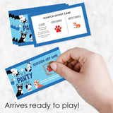 Big Dot of Happiness Pa Like a Puppy - Dog Baby Shower or Birthday Party Game Scratch Off Cards - 22 Count