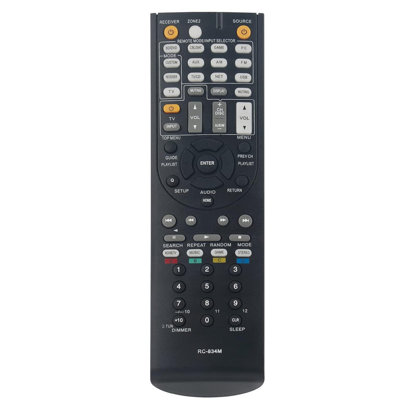 Allimity Rc-834M Replacement Remote Control Compatible With Onkyo Av Receiver