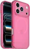 Opaque Pink Lumen Series Protective Phone Case Compatible With iPhone 18 Pro And iPhone 17 Pro