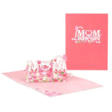 Mothers Day Pop Up Greeting Cards 3D Mothers Day Card For Mom Grandma, Best Mom Gift From With Envelope Blank Note To Give Mom Gift Thanksgiving Greeting Card