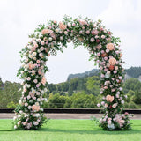 100Pcs Artificial Hydrangea Flowers, Fake Flowers Silk Hydrangea Full Flowers Heads With Stems For Wedding Home Party Shop Baby Shower Decor (Light Pink)