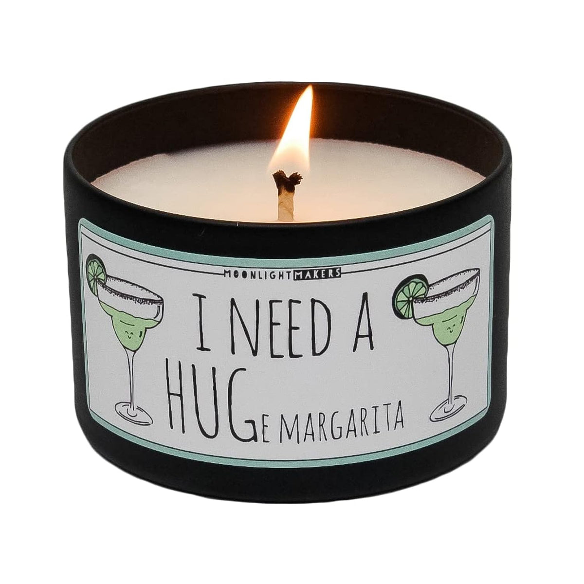 Fun Scented Candle - Handmade Soy Wax Candles, Women Gift Friends Sister Birthday Gifts Candles Women, 25+Hr Burn Non-Toxic - 8Oz Lavender Driftwood Scent, I Need A Huge Margarita