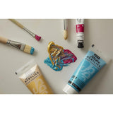 P E B E O Studio Acrylics 2 Pack 100Ml Iridescent Precious Gold Acrylic Paint For Pouring Paint Arts And Crafts, For Pebeo - Art Deco, Gold Leaf, Canvas Painting Mixed Media & Modern Art, E-Book