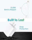 20W USB C Fast Charger with 6FT USB C Cable for iPhone 14 13 12 11 Wall Charger Block