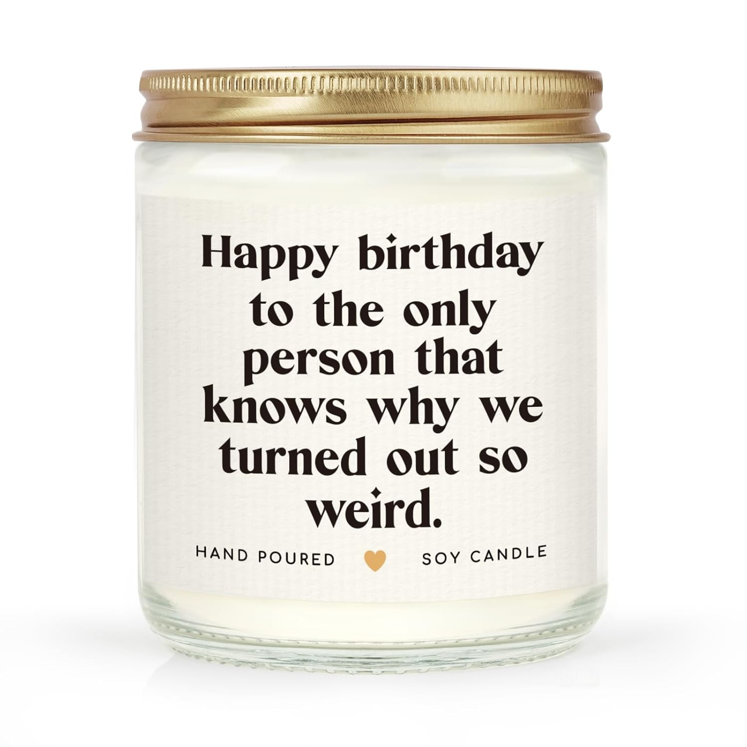 Sister Birthday Gifts, Funny Gifts For Sister, Happy Birthday Gift For Women Sister Best Friend - Handmade Lavender Candle 7Oz