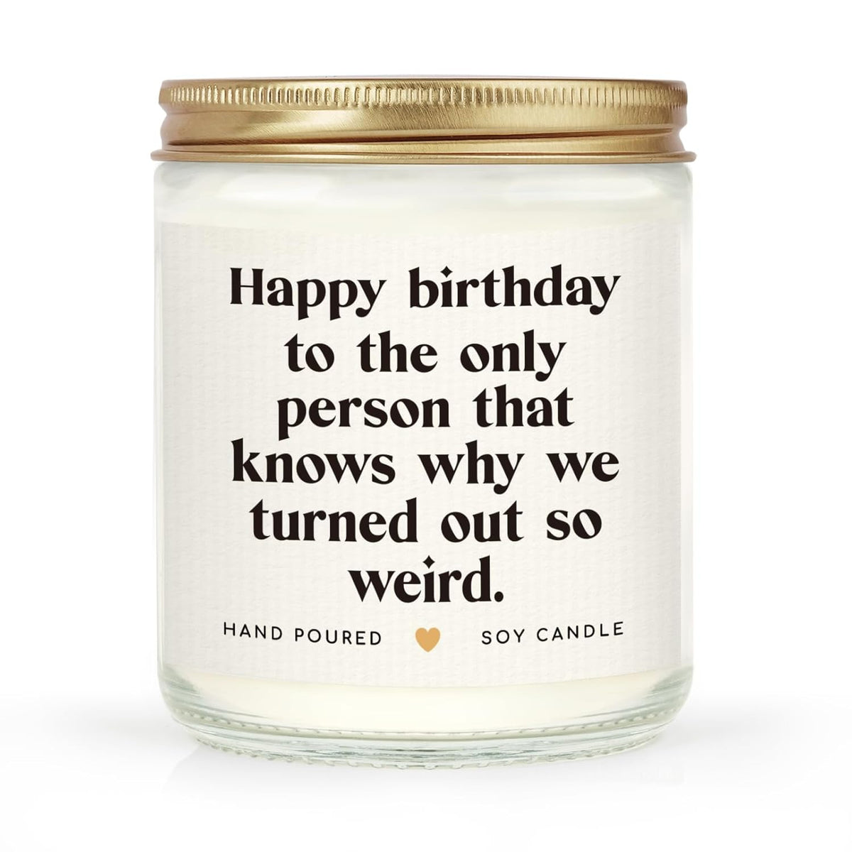 Sister Birthday Gifts, Funny Gifts For Sister, Happy Birthday Gift For Women Sister Best Friend - Handmade Lavender Candle 7Oz