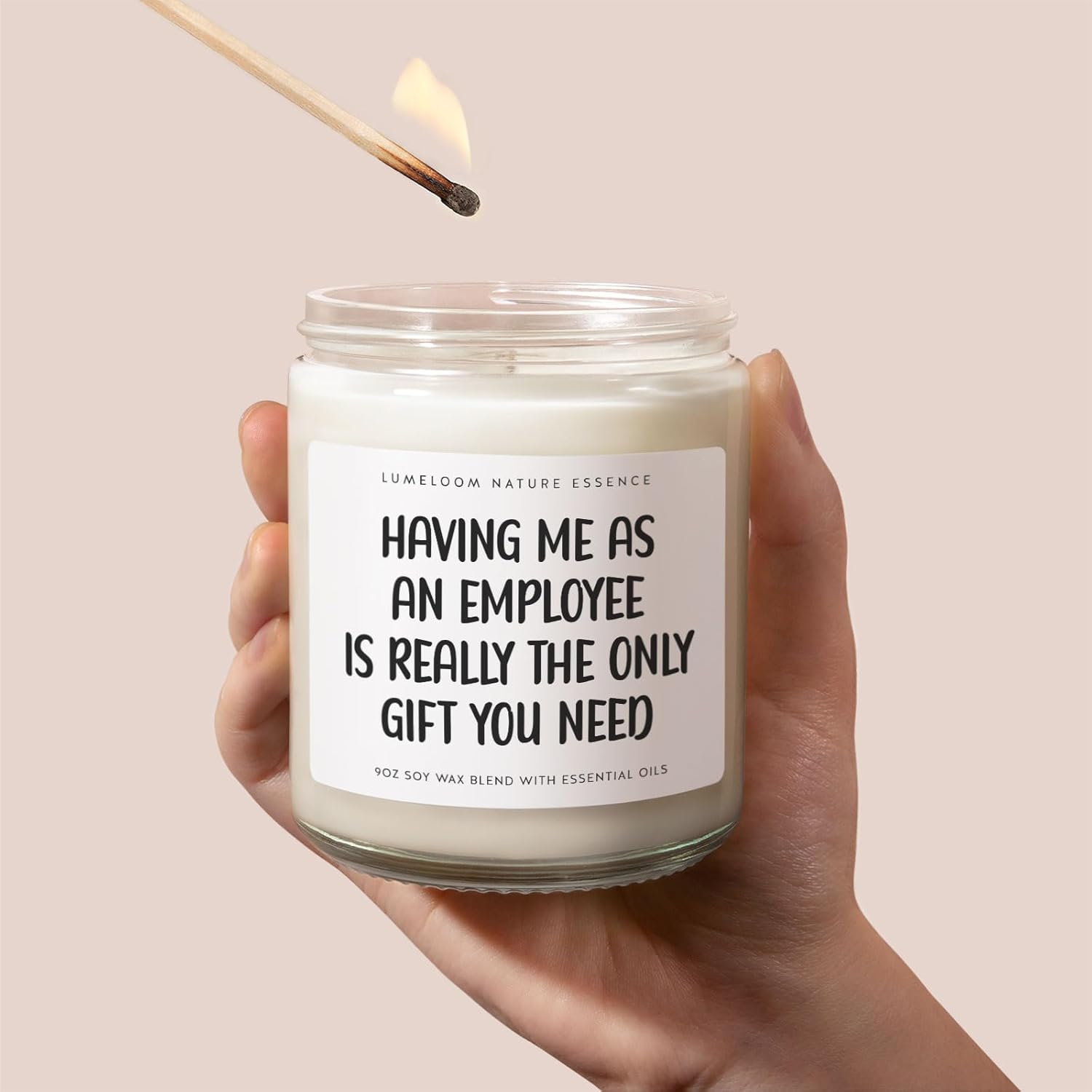 Funny Boss Gifts For Women, Men - 9Oz Lavender Scented Soy Wax Candle - Best Bosses Gifts For Boss Lady, Female, Male, Manager, Appreciation, Birthday, Boss'S Day, Christmas