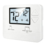 Non Programmable Thermostats For Home - Single-Stage 1H/1C Only, No C-Wire Required, Not For Heat Pumps