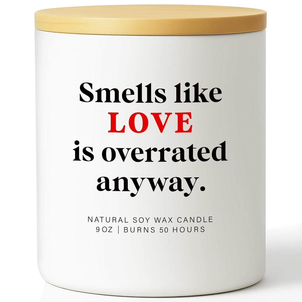 Gifts For Him Her Couple Anti-Valentine’S Day Candle Romantic Humorous Gift For Boyfriend Girlfriend Alternative Valentines Gift For Women Men Wife Husband Couples Non-Traditional Valentine Candle