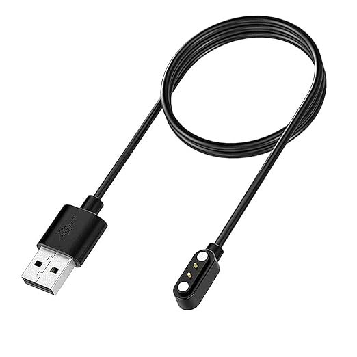 Replacement Magnetic USB Charger Cable for VeryFit Smartwatch 3.3FT