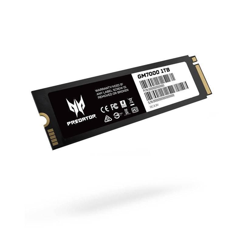 Predator Gm7000 1Tb Nvme Gaming Ssd - M.2 2280 Pcie Gen4 (16 Gb/S) X 4, 3D Tlc