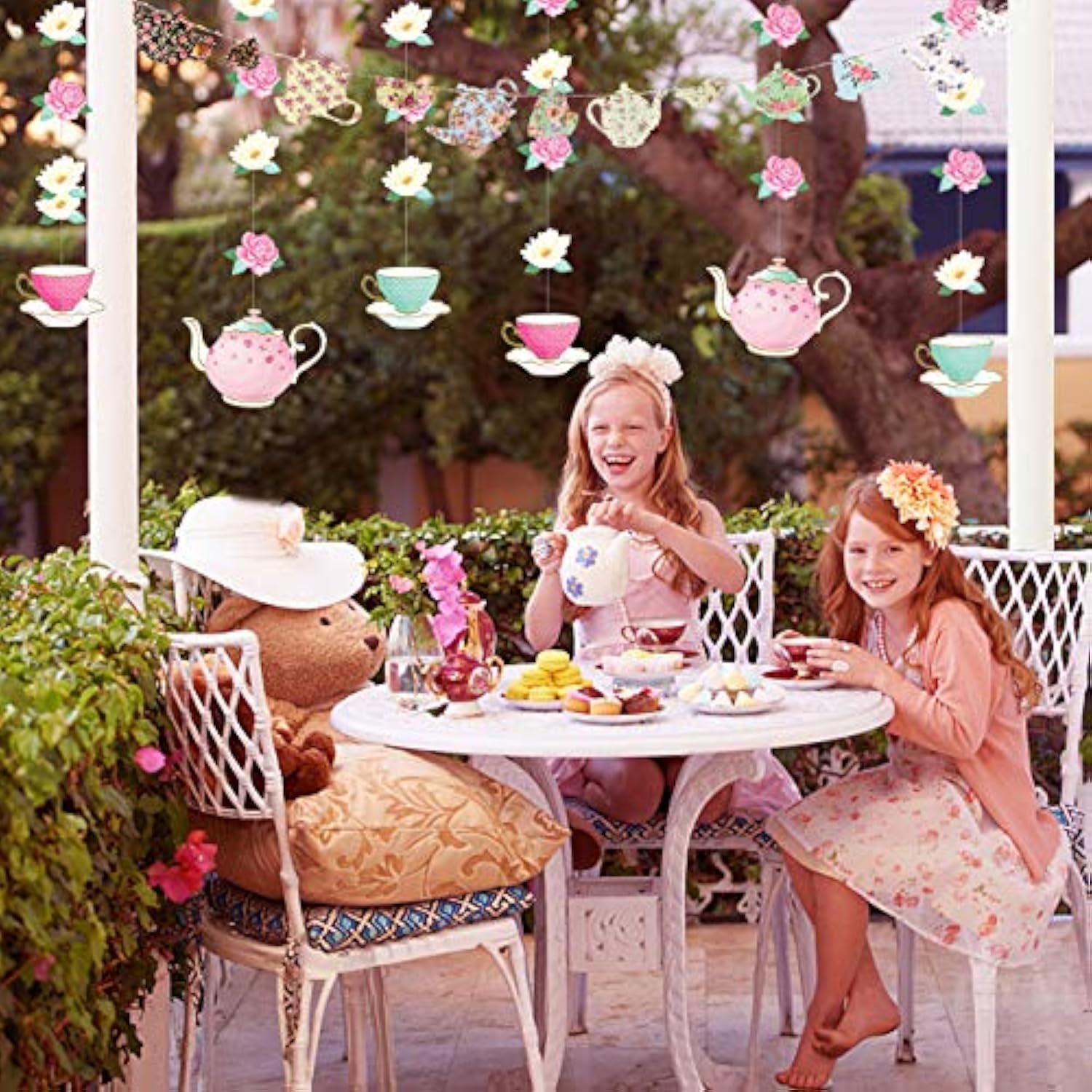 Tea Party Decorations - Let'S Par Tea Aluminum Foil Balloons/Teapots T