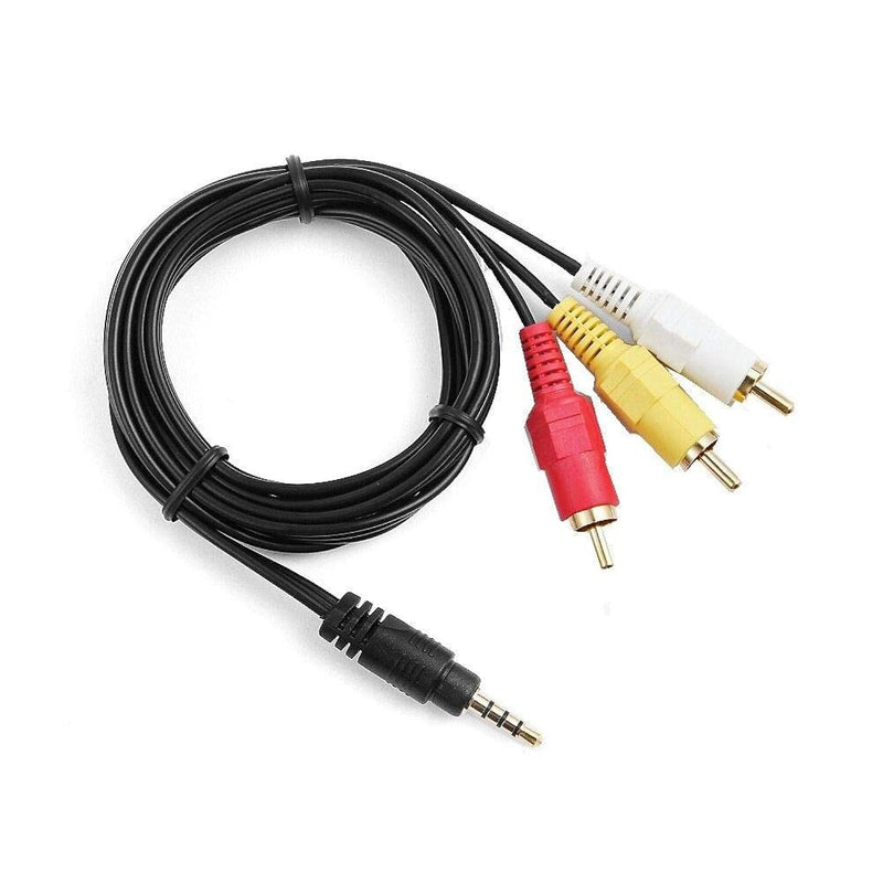 3.5Mm To 3 Rca Av A/V Audio Video Tv-Out Cable/Cord/Lead For Sony Digital Camc