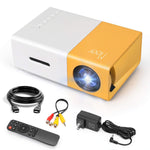 Mini Portable Smart Projector, Compatible with iOS, Android, HDMI, USB, AV