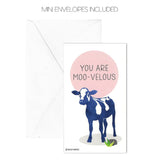Mini Pig Sheep Cow Chicken Farm Animal Valentines (Wallet-Sized Cards With Tiny Envelopes) For Valentine'S Day (Set Of 32)