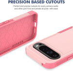 Pixel 9 Pro XL 6.5” Shockproof Durable Protective Case - Pink