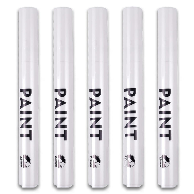 White Permanent Marker Car Tire Paint Pen Ink Waterproof Marker For Automotive