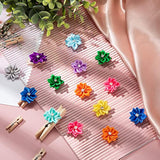 150 Pieces Satin Ribbon Flowers Small Flowers For Crafts 1.2 Inch Mini