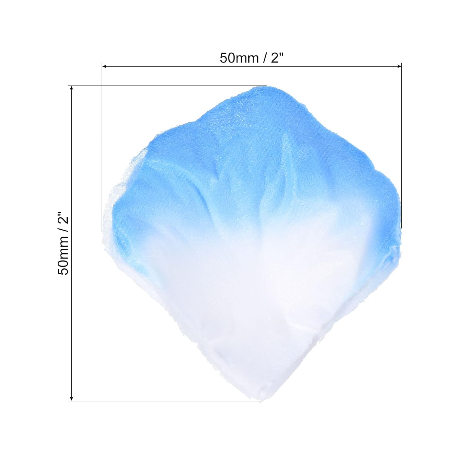 Artificial Rose Petals, 1200Pcs Fake Flowers Silk Petal Decoration Supplies For Romantic Night Wedding Party Event Decor, Light Blue White