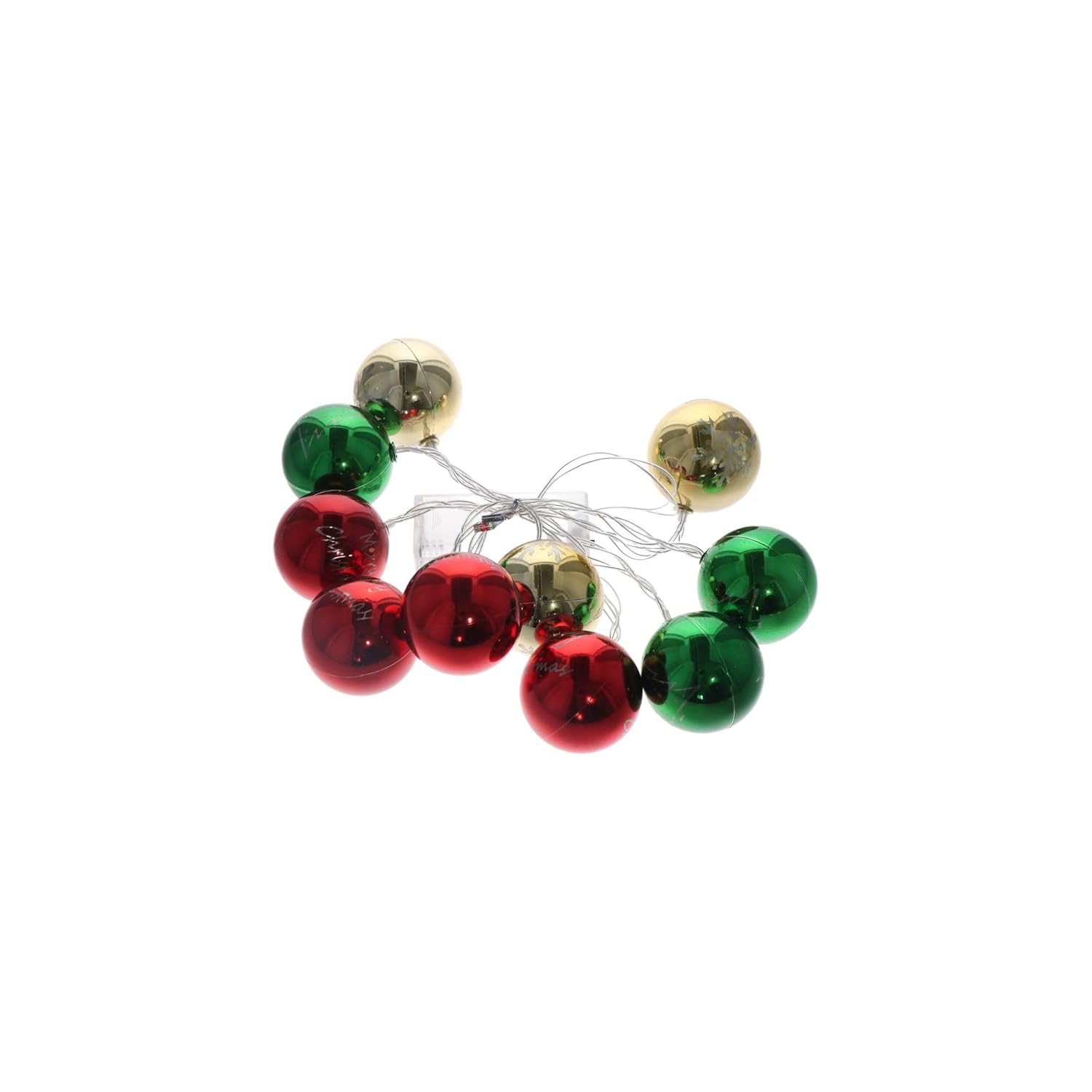 10 Led Ball String Lights, Christmas Tree Led Fairy Lights Decorative Wire Light Ball Shape Led String Lights, Fairy Str