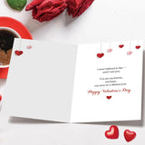 Romantic Valentine'S Day Card With Envelope, Happy Valentine'S Day Gifts For Husband, Wife, Girlfriend, Boyfriend