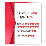 Hilarious Boyfriend Valentines Day Card, Funny Valentines Day Card For Men, Happy Valentines Day Card For Husband Him, Love About You