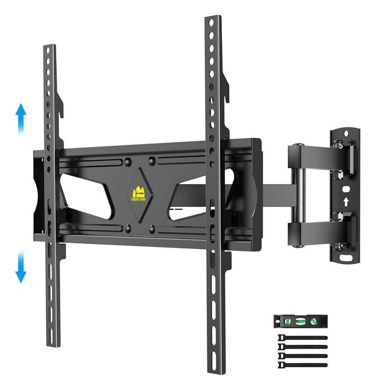 Full Motion Tv Wall Mount - Single Articulating Arms Height Adjustable Tv Brac