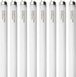 8 Pack 24 Inch F17T8 Fluorescent Tube Light Bulbs 17W 4100K Cool White G13 Base