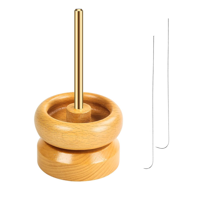 Wooden Bead Spinner Holder Diy Bead Spinner For Jewelry Making Spin Bead Loade