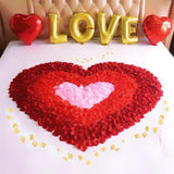 500 Pcs Gold Artificial Silk Flower Petals Silk Rose Petals Fake Petals Emulation Rose Pedals Flower Petals To Throw Wedding For Hotel Home Parties Anniversaries Wedding Decor, Decorations