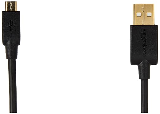 USB A to Micro USB Charging Cable 6FT 480Mbps Data Transfer Gold Plated Fast Charger Cord for Android Phones Tablets Black