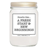 You Nique Designs New Home Candle 8 Oz - New Job Gifts For Women, Get Well, Divorce Candle, Break Up, Housewarming Candles, Housewarming Gift, New Beginnings Gift (Lavender & Vanilla)