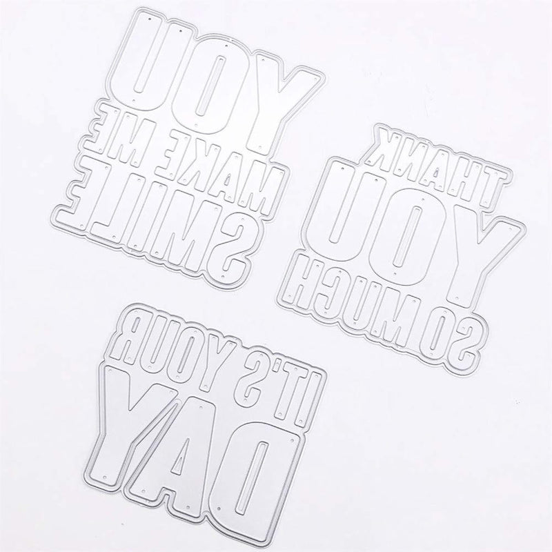 Large Words Metal Cutting Dies Stencils For Diy Scrapbooking/Photo Alb