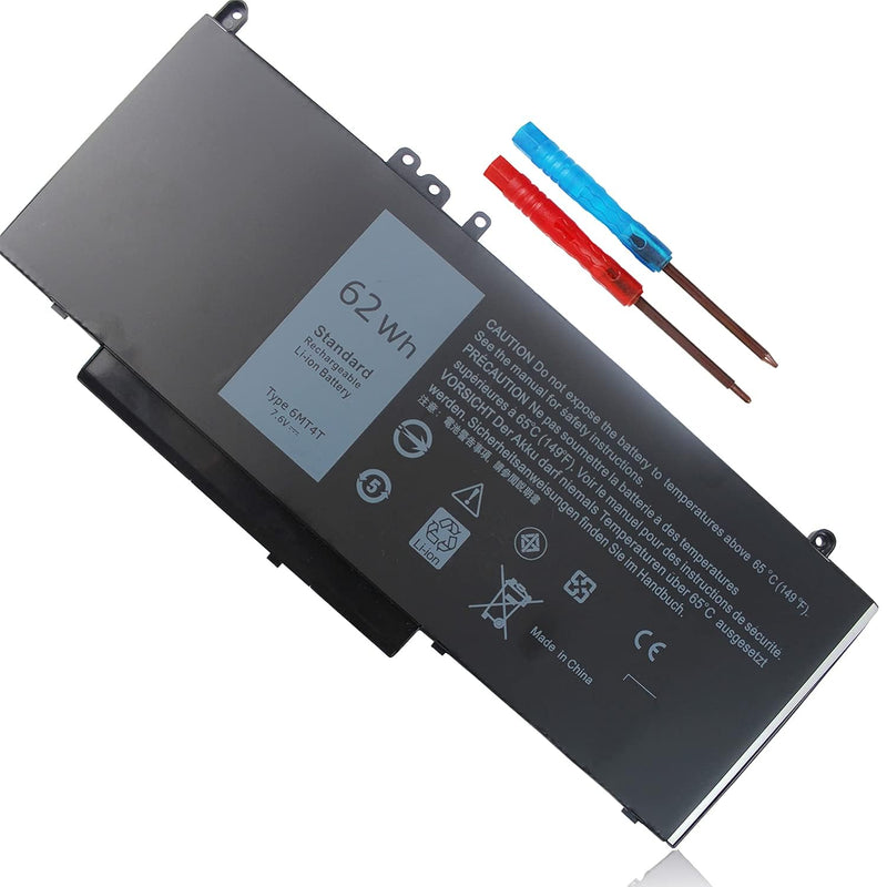 62Wh Type 6Mt4T Battery For Dell Latitude E5470 E5570 Precision 3510, 7V69Y 07