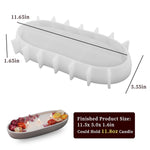 Large Bowl Resin Mold, 11.6'' Oval Bowl Silicone Molds For Resin Concrete Cement, Epoxy Casting Mold For Jewelry Makeup Storage Container Candle Boat Succulent Pot, Table Home Decoration