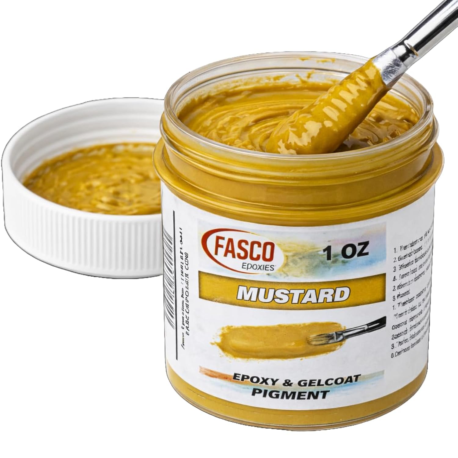 Mustard Pigment For Epoxy Resin & Gelcoat – Concentrated Colorant - 1 Oz