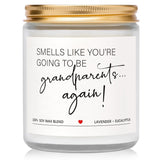 Pregnancy Announcement Gifts For Grandparents, Baby Announcements Ideas - Lavender Scented Candles, Pregnancy Reveal, You'Re Going To Be Grandparents Again Baby Announcement