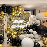 12 Inch Metallic Gold Balloons, 50 Pcs Latex Helium Metallic Balloons For Kid'S Birthday Party, Baby Shower, Wedding, Graduate Party Decorations