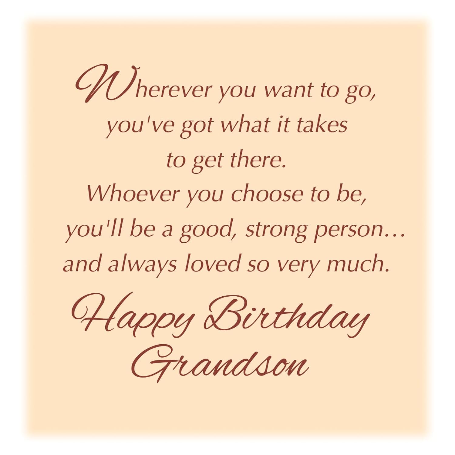 - Grandson Birthday Card - New - Made In Chicago - Large Card Opens To 10" X 7.75" - Packaged In Extra Sturdy Mailer - You Are Loved Grandson! - 70269