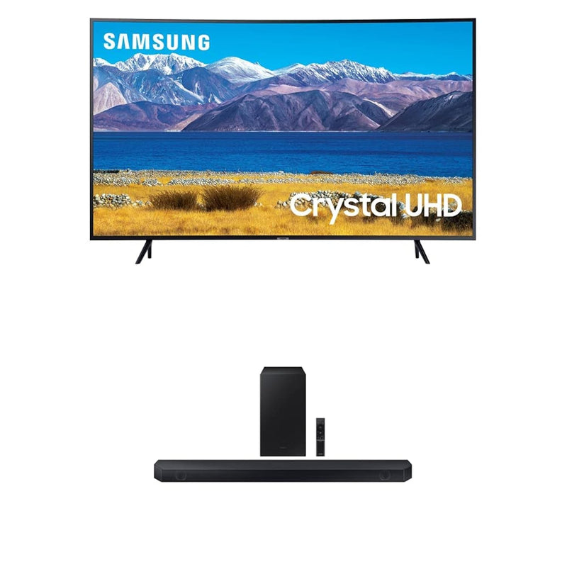 Samsung 55" Curved 4K UHD Smart TV (2020) + HW-Q60C 3.1ch Soundbar Bundle