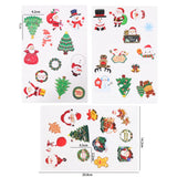 Christmas Cupcake Toppers, 74 Pieces Cute Cupcake Decorations Santas Tree Snowman Cake Toppers For Merry Christmas New Year Parties