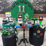 6 Pcs Video Game Honeycomb Table Centerpiece Game On Controllers Gamepad Table Toppers Centerpieces Decro For Game Theme Baby Shower Kids Boys Girls Birthday Party Table Decorations Supplies