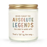 Funny Farewell Gifts For Coworkers- Handmade Lavender Soy Wax Candle- Leaving Job, Goodbye, Going Away Gifts For Coworkers Women, Boss, Work Bestie, Friend, Retirement Candle(7Oz)