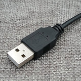 Usb To Usb Cable - Superspeed Usb 2.0 Type A Male To Type A Male 24 / 28Awg Cable 7 Feet - Black