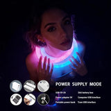 9.84FT 360 Degree LED Neon Woven Light Strip USB Music Sync App Control Gaming Decor