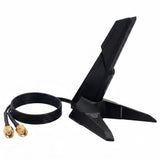 External Rp-Sma Antenna Wifi 6E Tri-Band 2.4Ghz/5Ghz/6Ghz With 3.94Ft Extension Cable Magnetic Base Compatible With Asus Rog Strix/Maximus/Proart/Tuf Gaming Motherboards And 2T2R Wifi Cards