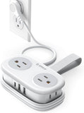 Cruise Approved Travel Power Strip 4 Outlets 3 USB Ports 1 USB C 4FT Extension Cord